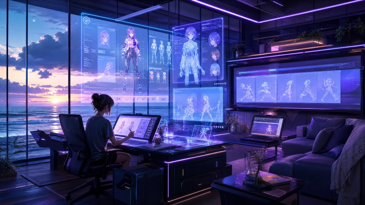暗网AI动漫创作